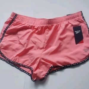 Reebok Womens Shorts Strawberry  Pink Elastic Waist Size XL‎
